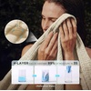 Bedsure Twin XL 100% Cotton Muslin Blanket (Linen Beige)+ Twin XL Mattress Protector
