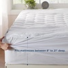 Bedsure White Twin Size Mattress Pad Bundle Twin Sheets Set Grey
