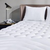 Bedsure White Twin Size Mattress Pad Bundle Twin Sheets Set Grey