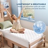 Throw XL 100% Cotton Muslin Blanket (grey) + Twin XL Mattress Protector