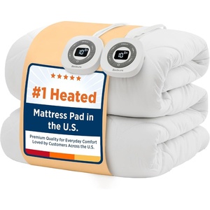 Bedsure Heated Mattress Pad Queen, Cozy Bed Warmer with Preheat & Memory(King)