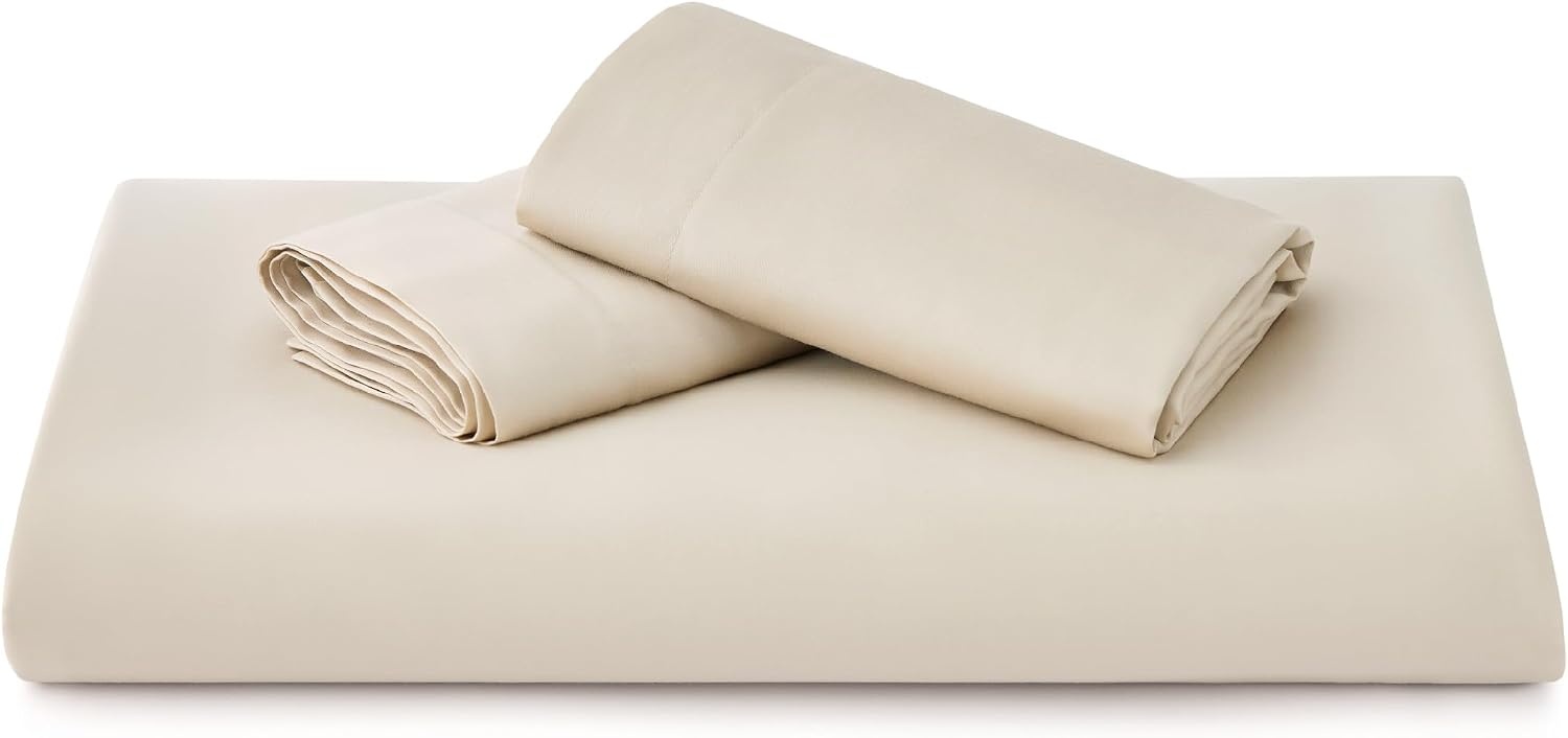 image:imageBedsure Beige Queen Duvet Cover Cooling Lyocell Cotton Blend Bedding Set02 Beige No Comforter