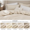 Bedsure Beige Queen Duvet Cover, Cooling Lyocell Cotton Blend Bedding Set(02 – Beige (No Comforter))