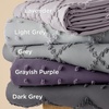 Bedsure Light Pink Boho Duvet Cover Queen, Soft Vintage Embroidery(05 – Grayish Purple)