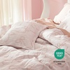 Bedsure Light Pink Boho Duvet Cover Queen, Soft Vintage Embroidery(09 – Light Pink)