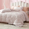 Bedsure Light Pink Boho Duvet Cover Queen, Soft Vintage Embroidery(09 – Light Pink)