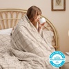 Bedsure Light Pink Boho Duvet Cover Queen, Soft Vintage Embroidery(22 – Khaki)