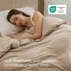 Bedsure Prewashed Duvet Cover Only, Cotton-Like Feel, White, Queen(03 – Light Brown (Only Duvet Cover))