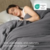 Bedsure Prewashed Duvet Cover Only, Cotton-Like Feel, White, Queen(06 – Dark Grey (Only Duvet Cover))