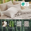 Bedsure PureWoven 100% Cotton Muslin Duvet Cover Queen Gauze Bedding Set(06 – Cooling Muslin Oat Milk (No Comforter))