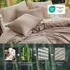 Bedsure PureWoven 100% Cotton Muslin Duvet Cover Queen Gauze Bedding Set(09 – Cooling Muslin Khaki (No Comforter))