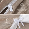 Bedsure PureWoven 100% Cotton Muslin Duvet Cover Queen Gauze Bedding Set(09 – Cooling Muslin Khaki (No Comforter))