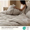 Bedsure PureWoven 100% Cotton Muslin Duvet Cover Queen Gauze Bedding Set(12- Linen (No Comforter))