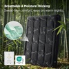 Bedsure Single-Layer 2 Inch Twin XL Mattress Topper, Viscose Made from Bamboo Mattress Topper Pad, Breathable & Pressure Relief, Black(Twin)