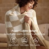 Bedsure Beige Fall Throw Blanket for Couch, Cozy Soft Checkered Blanket, Lightweight Warm Knit Fluffy Throw Blankets for Bed Sofa, Camping, Picnic, Travel, Gifts for Women Men, 50×60 Inches(01 – Checkered Beige)