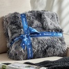 Bedsure Faux Fur Fluffy Fleece Sherpa Blanket Couch Throw Grey 50″x60″(01- Tie Dye Grey)