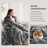 Bedsure Faux Fur Fluffy Fleece Sherpa Blanket Couch Throw Grey 50″x60″(01- Tie Dye Grey)