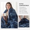 Bedsure Faux Fur Fluffy Fleece Sherpa Blanket Couch Throw Grey 50″x60″(05- Tie Dye Navy)