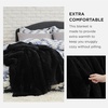 Bedsure Faux Fur Fluffy Fleece Sherpa Blanket Couch Throw Grey 50″x60″(07- Black)