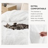 Bedsure Faux Fur Fluffy Fleece Sherpa Blanket Couch Throw Grey 50″x60″(08- White)