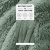 Bedsure Faux Fur Fluffy Fleece Sherpa Blanket Couch Throw Grey 50″x60″(12- Sage Green)