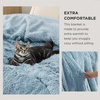Bedsure Faux Fur Fluffy Fleece Sherpa Blanket Couch Throw Grey 50″x60″(13- Blue)