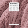 Bedsure Faux Fur Fluffy Fleece Sherpa Blanket Couch Throw Grey 50″x60″(16- Dusty Pink)