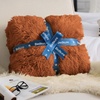 Bedsure Faux Fur Fluffy Fleece Sherpa Blanket Couch Throw Grey 50″x60″(18- Burnt Orange)