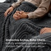 Bedsure GentleSoft Boho Throw Blanket for Couch – Cozy Modern Boho Decorative Blankets for Women Girls, Fuzzy Fleece Throw for Beds, Aesthetic Accent Gifts for Sofa Room Decor, Off White, 50×60 Inches(Grey)