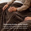 Bedsure GentleSoft Boho Throw Blanket for Couch – Cozy Modern Boho Decorative Blankets for Women Girls, Fuzzy Fleece Throw for Beds, Aesthetic Accent Gifts for Sofa Room Decor, Off White, 50×60 Inches(Dark Brown)
