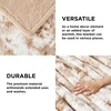 Bedsure GentleSoft Sherpa Fluffy Throw Blanket – Fleece Warm and Cozy Throw for Women Gift, Plush & Fuzzy Faux Fur Christmas Blanket for Couch, Sofa, Bed Decor, Tie Dye Design, Brown, 50×60 Inches(02 – Beige)