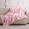 Bedsure GentleSoft Sherpa Fluffy Throw Blanket – Fleece Warm and Cozy Throw for Women Gift, Plush & Fuzzy Faux Fur Christmas Blanket for Couch, Sofa, Bed Decor, Tie Dye Design, Brown, 50×60 Inches(04 – Pink)