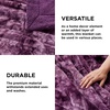 Bedsure GentleSoft Sherpa Fluffy Throw Blanket – Fleece Warm and Cozy Throw for Women Gift, Plush & Fuzzy Faux Fur Christmas Blanket for Couch, Sofa, Bed Decor, Tie Dye Design, Brown, 50×60 Inches(06 – Purple)