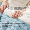 Bedsure Soft Sherpa Blanket Fluffy Throw Gift Beige 50″x60″(06 – Sky Blue)