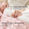 Bedsure Soft Sherpa Blanket Fluffy Throw Gift Beige 50″x60″(07 – Pink)