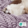 Bedsure Soft Sherpa Blanket Fluffy Throw Gift Beige 50″x60″(07 – Purple)