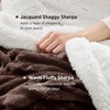 Bedsure Soft Sherpa Blanket Fluffy Throw Gift Beige 50″x60″(08 – Dark Brown)