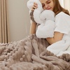 Bedsure Soft Sherpa Blanket Fluffy Throw Gift Beige 50″x60″(08 – Mocha Brown)