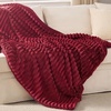 Bedsure Soft Sherpa Blanket Fluffy Throw Gift Beige 50″x60″(10 – Red)