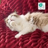 Bedsure Soft Sherpa Blanket Fluffy Throw Gift Beige 50″x60″(10 – Red)