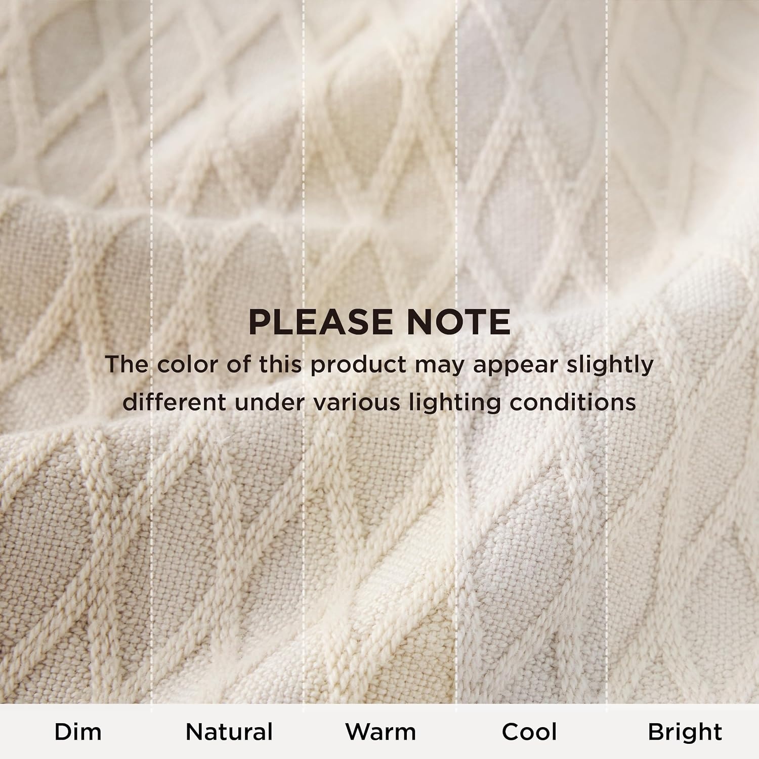 image:imageBedsure Cooling Cotton Waffle Summer Blanket Queen Size Grey 90x90Beige