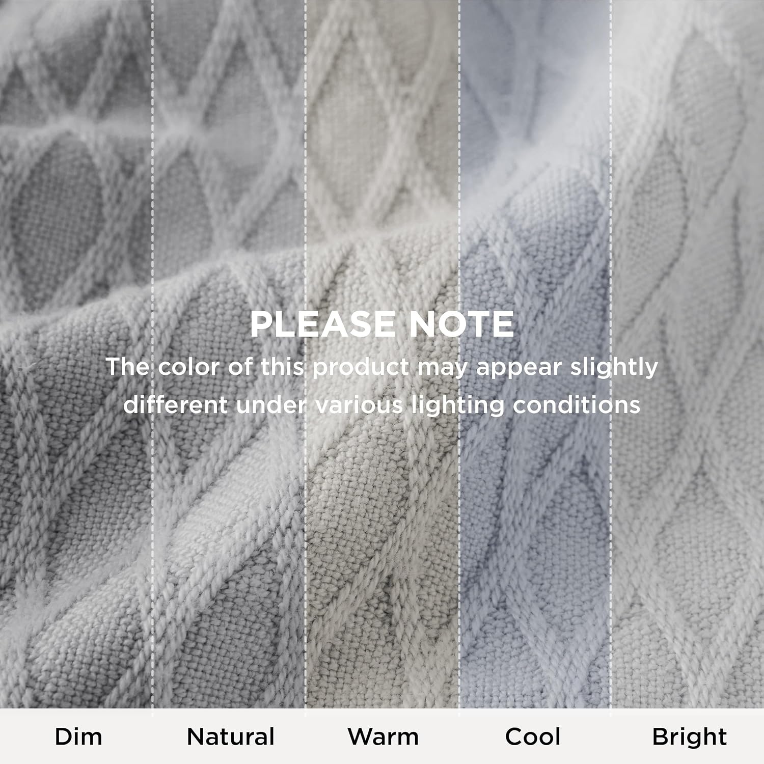 image:imageBedsure Cooling Cotton Waffle Summer Blanket Queen Size Grey 90x90Grey
