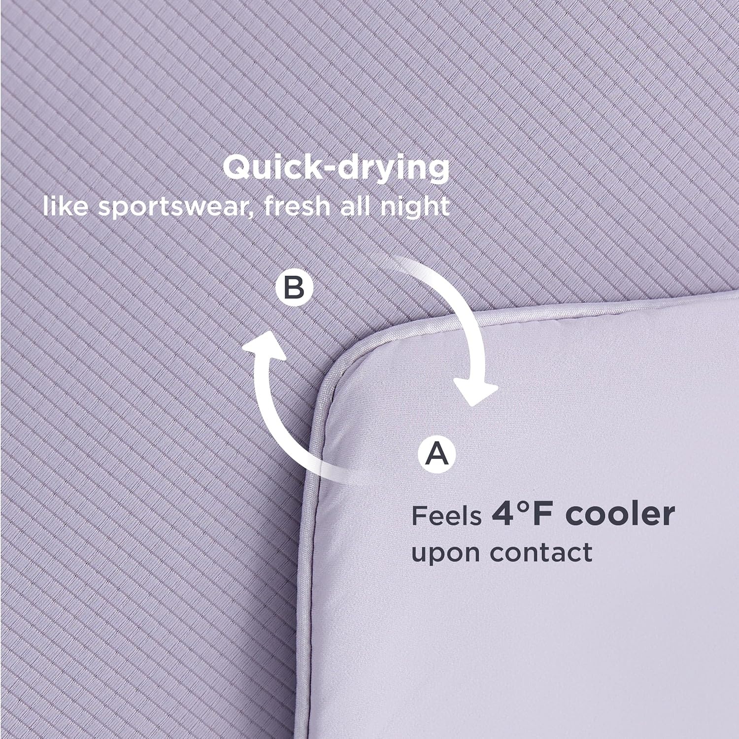 image:imageBedsure Cooling Cold Breathable Summer Twin XL Blanket Grey 66x90Lavender