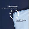 Bedsure Cooling Cold Breathable Summer Twin XL Blanket, Grey, 66″x90″(Blue)