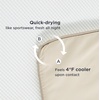 Bedsure Cooling Cold Breathable Summer Twin XL Blanket, Grey, 66″x90″(Ivory)