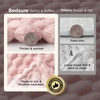 Bedsure Pink Throw Blanket for Couch – 350GSM Fluffy Plush Bubble Blanket for Bed Home Room Decor, GentleSoft Cute Fleece Soft Cozy Gifts for Women Girls, 50×60 Inches(01 – Pink)