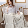 Bedsure Pink Throw Blanket for Couch – 350GSM Fluffy Plush Bubble Blanket for Bed Home Room Decor, GentleSoft Cute Fleece Soft Cozy Gifts for Women Girls, 50×60 Inches(04 – Off White)