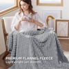 Bedsure Pink Throw Blanket for Couch – 350GSM Fluffy Plush Bubble Blanket for Bed Home Room Decor, GentleSoft Cute Fleece Soft Cozy Gifts for Women Girls, 50×60 Inches(05 – Light Grey)