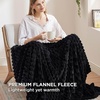 Bedsure Pink Throw Blanket for Couch – 350GSM Fluffy Plush Bubble Blanket for Bed Home Room Decor, GentleSoft Cute Fleece Soft Cozy Gifts for Women Girls, 50×60 Inches(07 – Black)