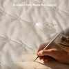 Bedsure Velvet Quilt Queen Size, Luxury Comforter Bedding Set, Beige(03 – Beige)